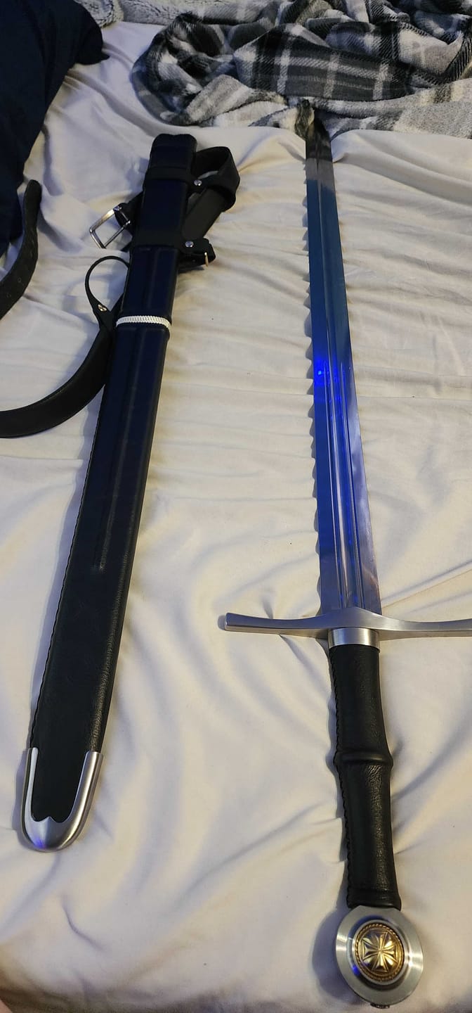 Customer photo review of The Vanguard Hand and a half Sword
