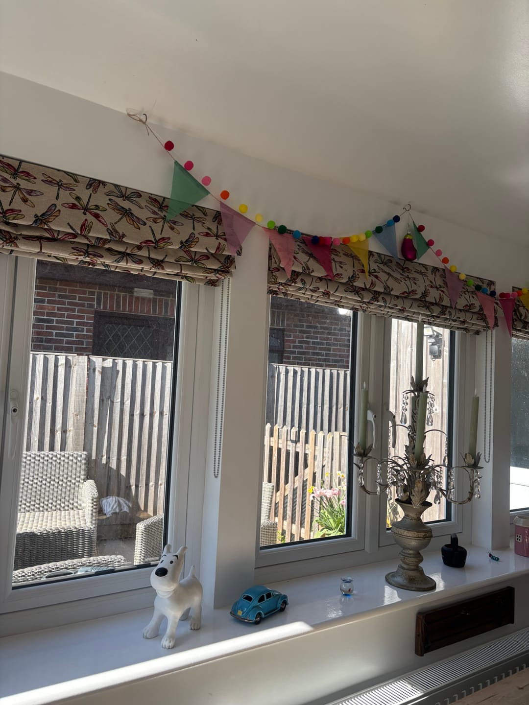 Customer photo review of Dragonflies Tapestry Fabric