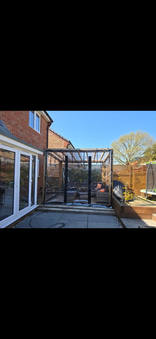 Customer photo review of Custom Tarpaulin Made To Measure