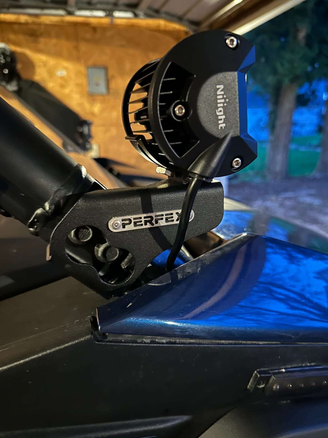 Customer photo review of CFMoto ZForce 800 & 950 Trail/Sport — Front Cube Light Mounting Brackets