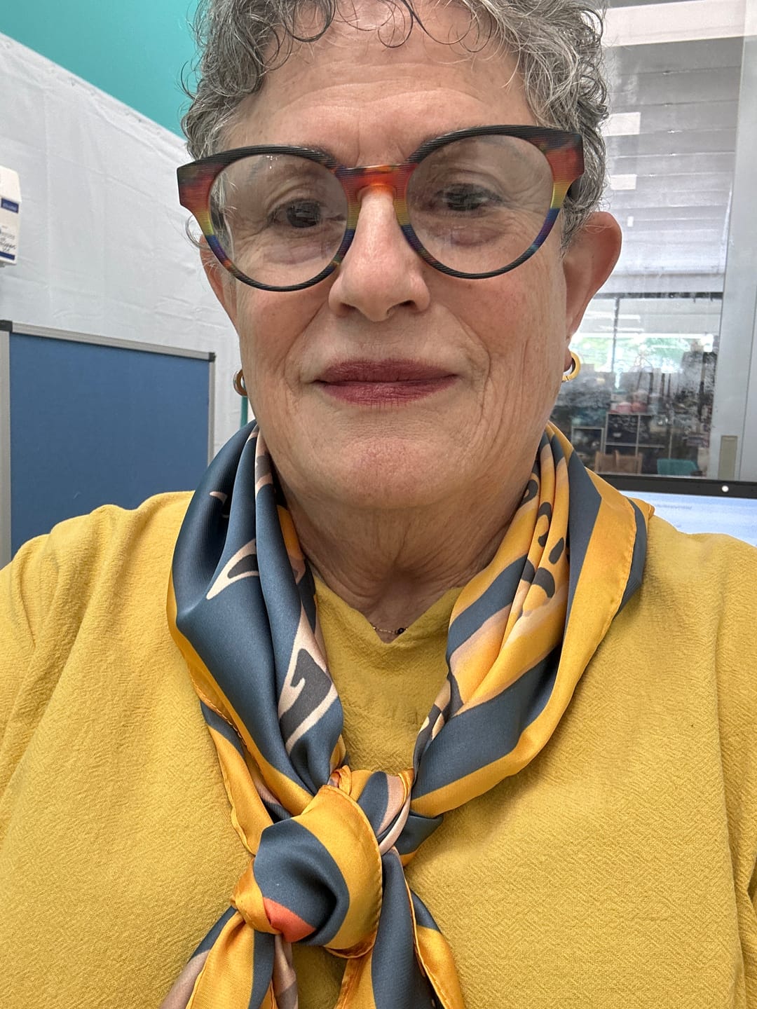 Customer photo review of Pencils Silky Scarf