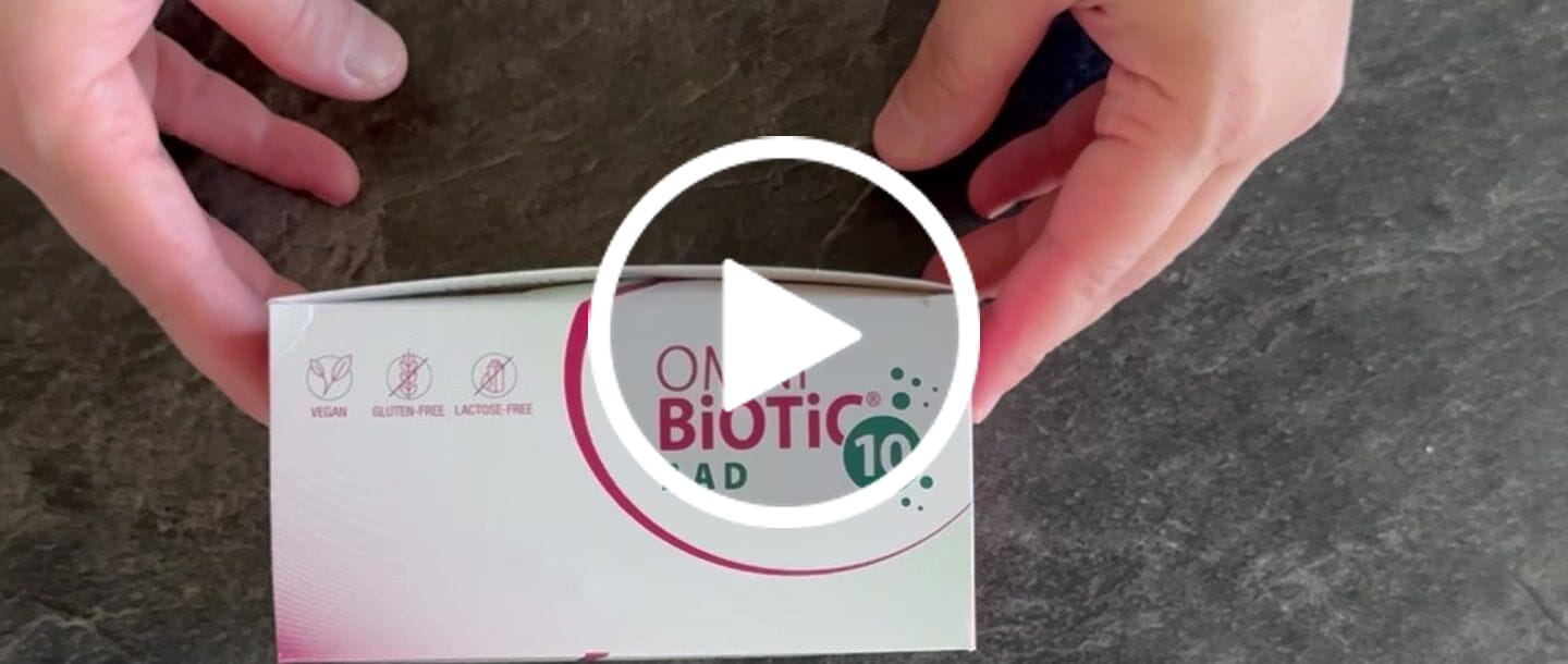 Customer video review of OMNi-BiOTiC® 10 AAD INT