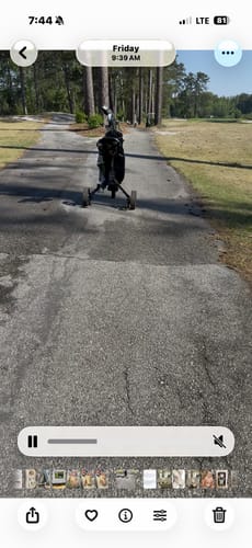 Customer photo review of Alphard Cybercart Remote Electric Golf Caddy