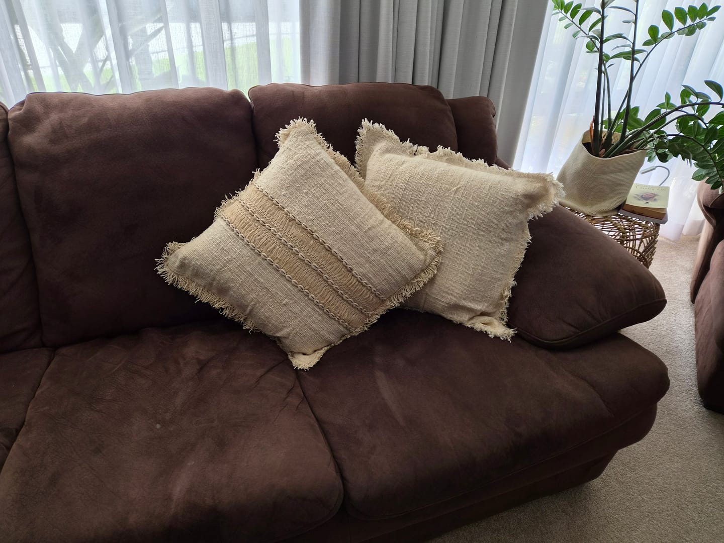 Customer photo review of Salty Shells Cushion Cover | 50x50cm