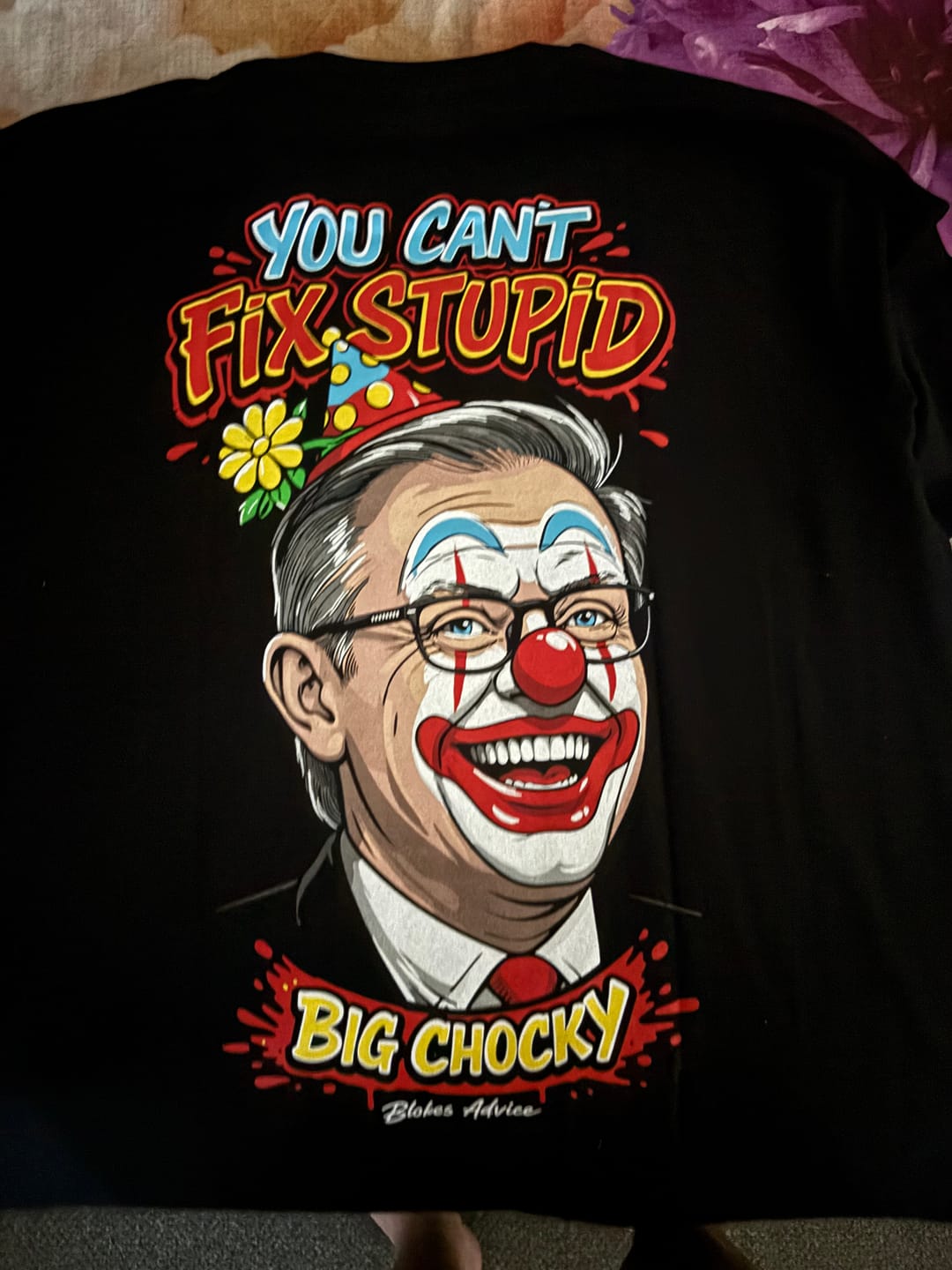 Customer photo review of Big Chocky | Fit In Tee