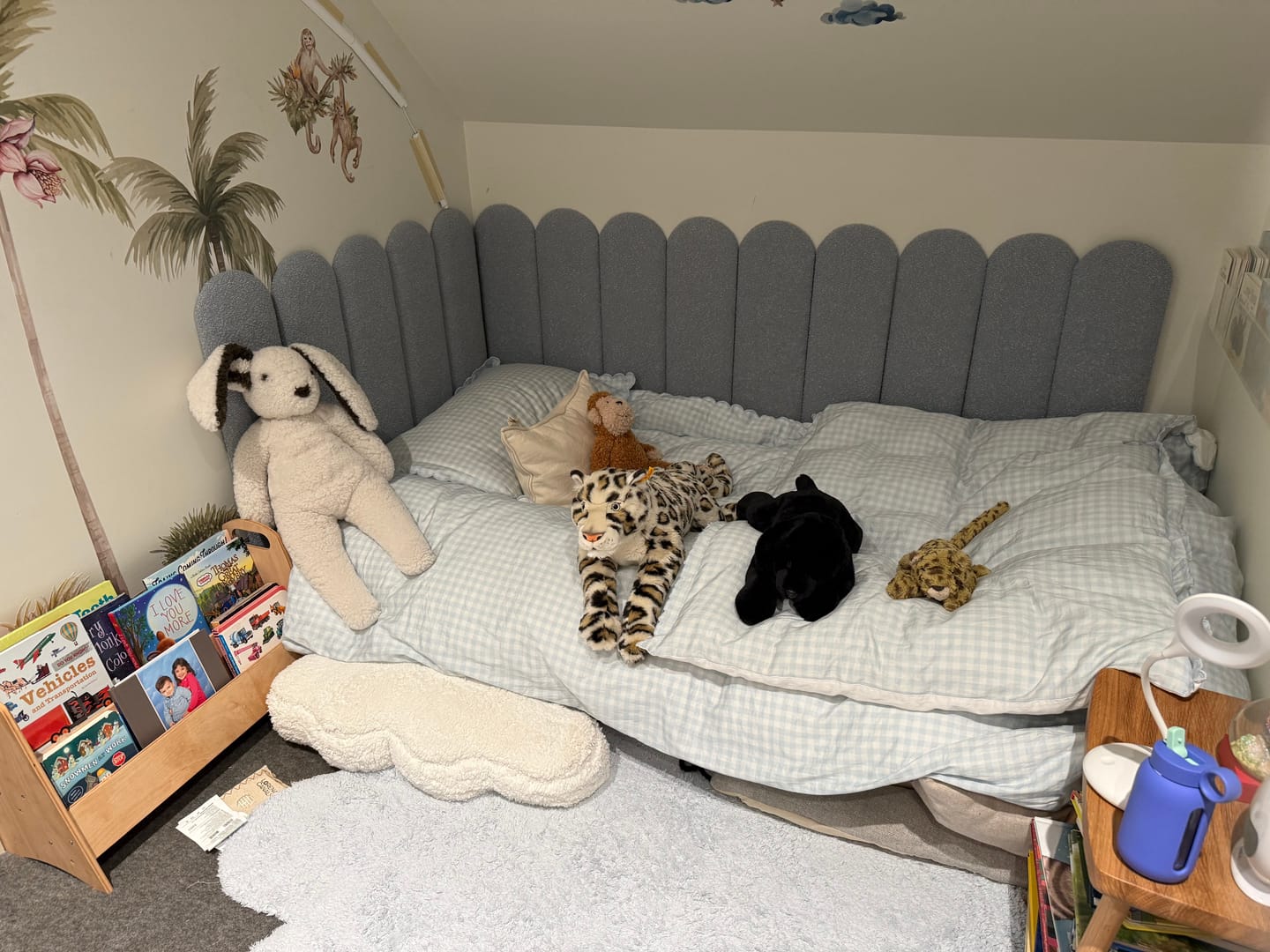 Customer photo review of Solid Fitted Sheet - Rose