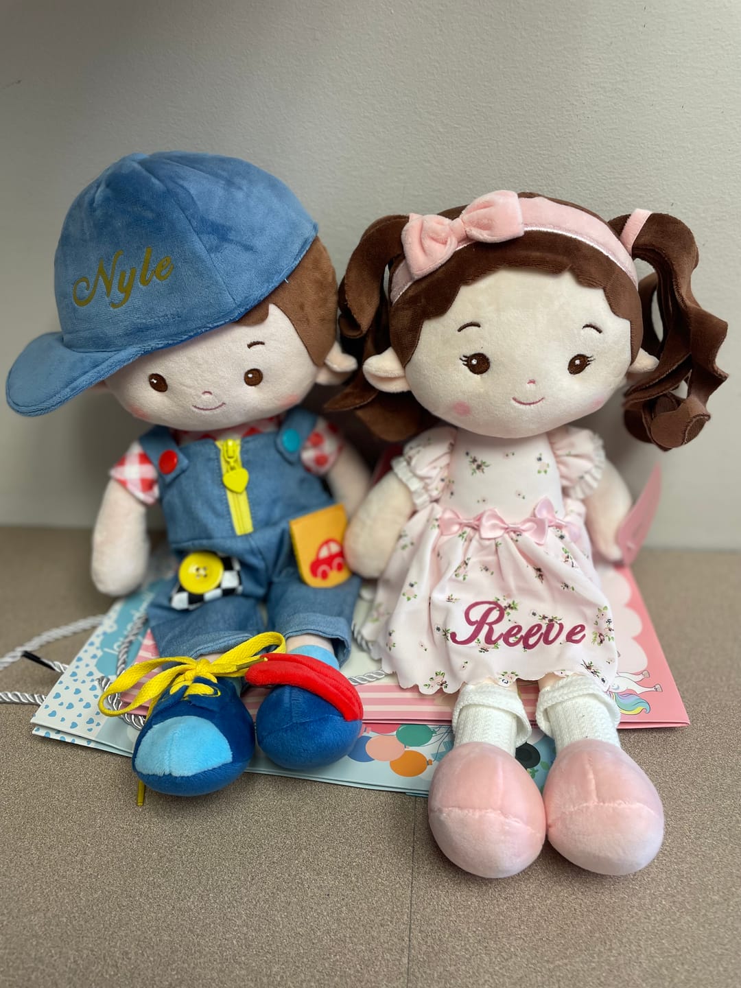 Customer photo review of Leyadoll Soft Plush Personalized Leya Doll, My First Baby Doll