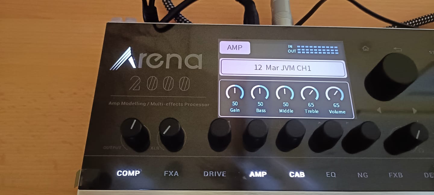 Customer photo review of Donner Arena 2000 Pédale Multi-Effets Guitare