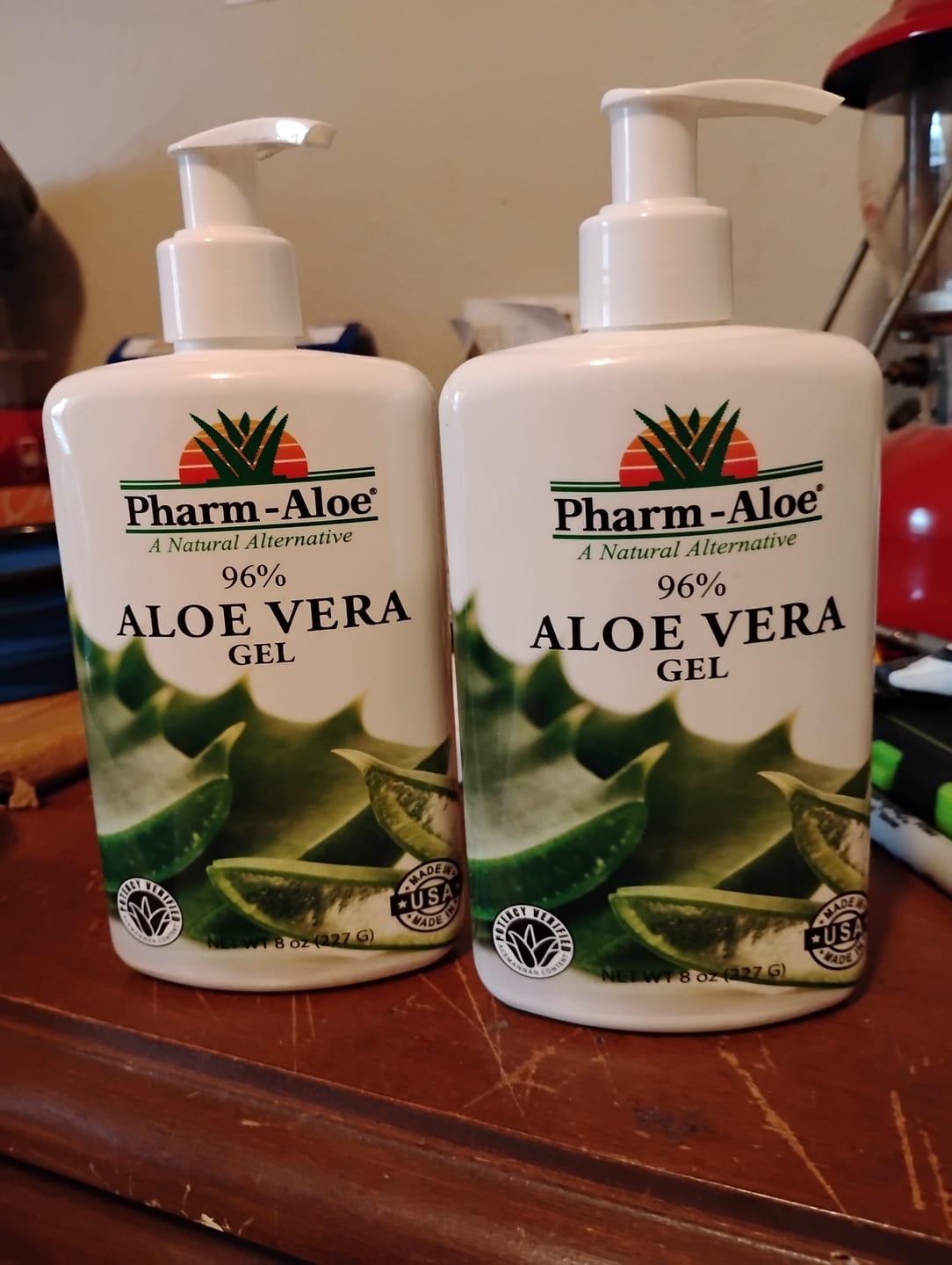 Customer photo review of Aloe Vera Gel