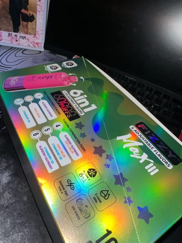 Customer photo review of FIZZY MAX III 6en1 60000 Puffs | 6 sabores