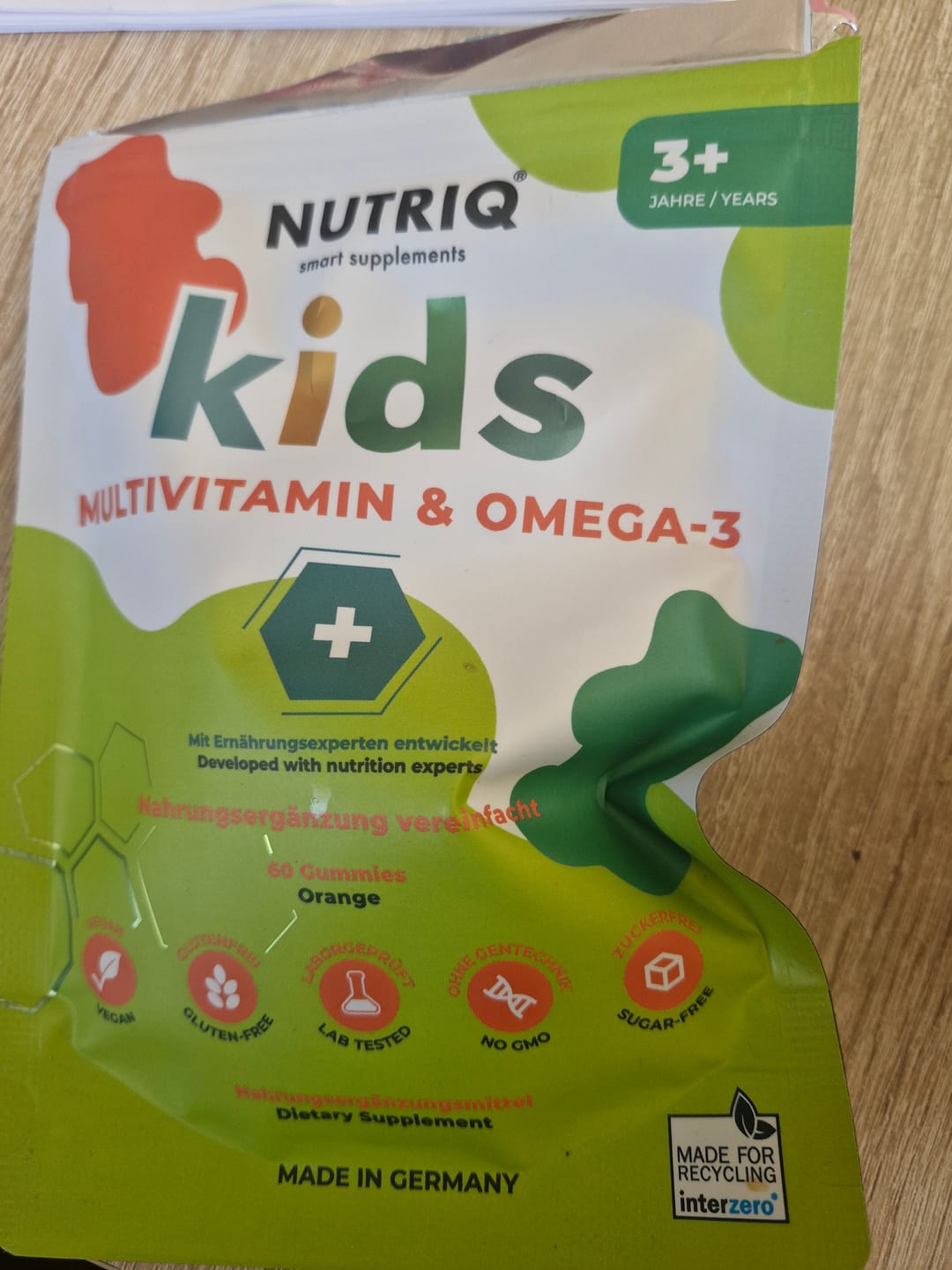 Customer photo review of Kids Multivitamin & Omega-3