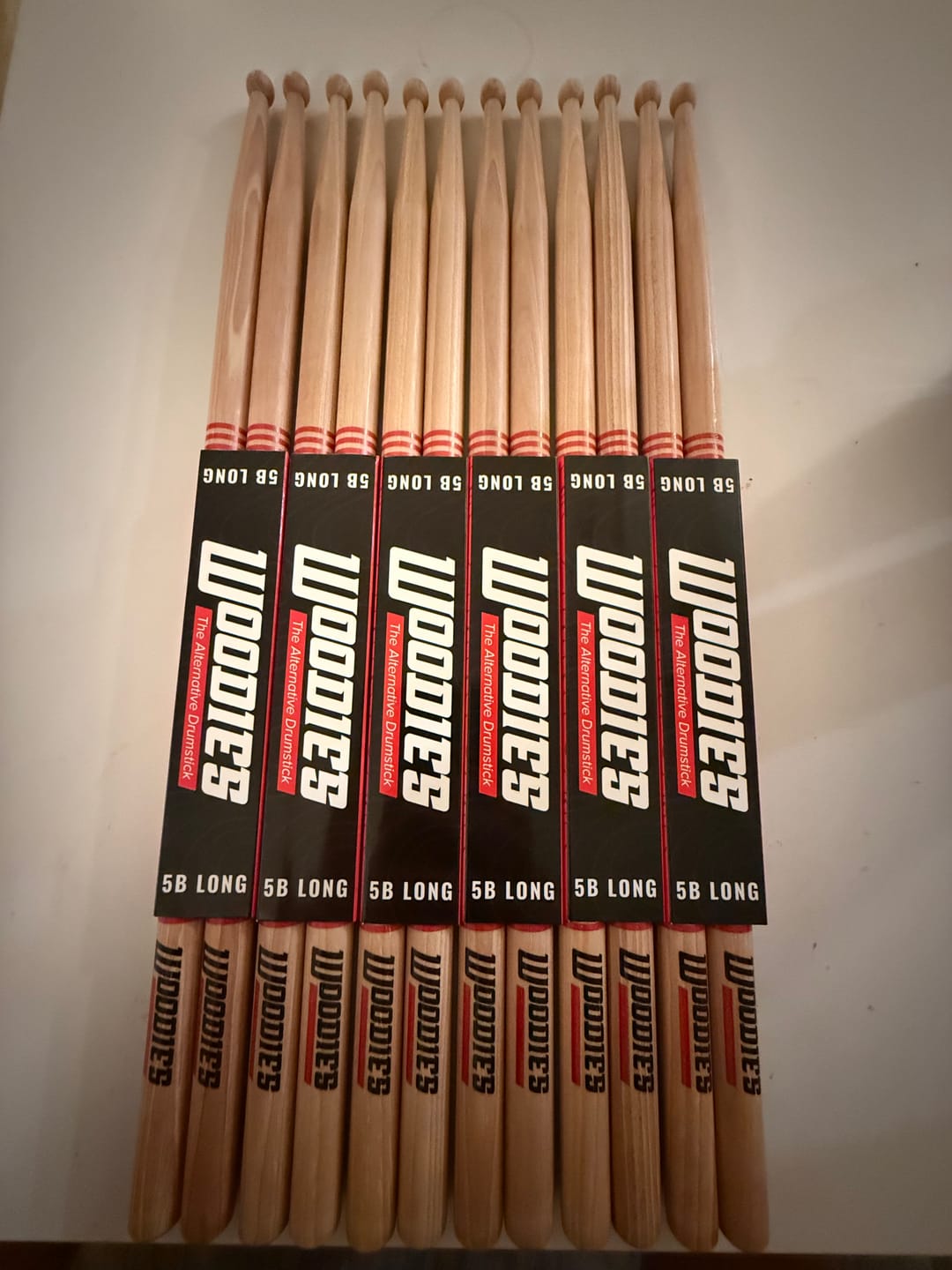 Customer photo review of American Hickory 5B Long Drumsticks