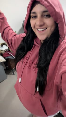 Customer photo review of [2ND / 3RD / 4TH PRE-ORDER] BTS - ARIRANG OFFICIAL MD HOODIE RED