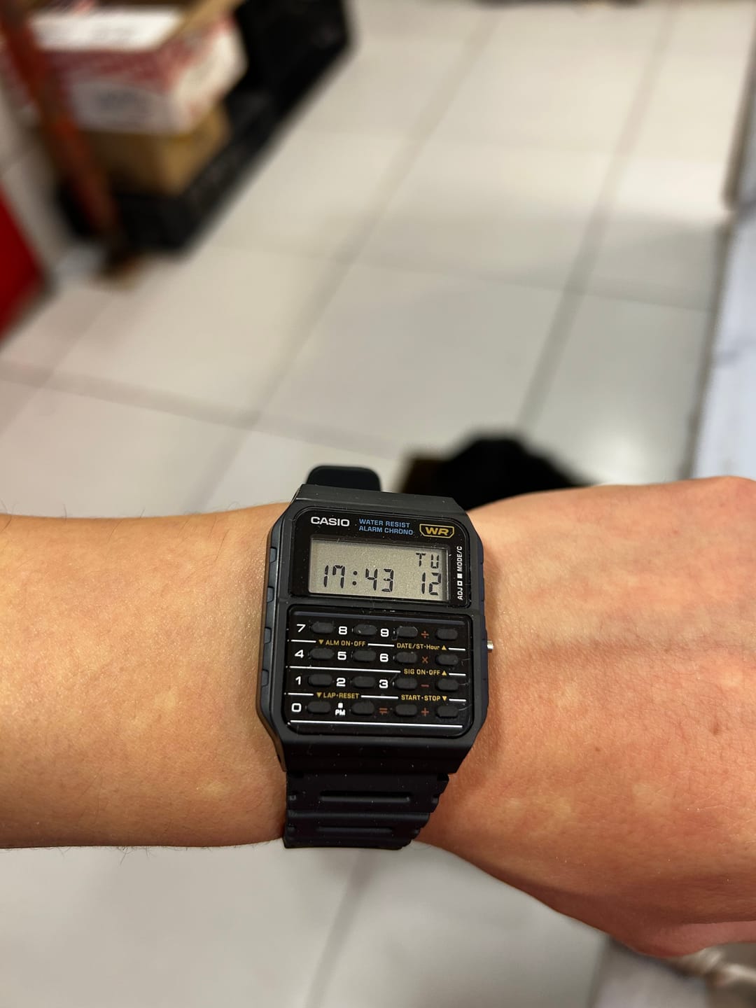 Customer photo review of Reloj Calculadora Casio Vintage CA-53W-1Z Negro