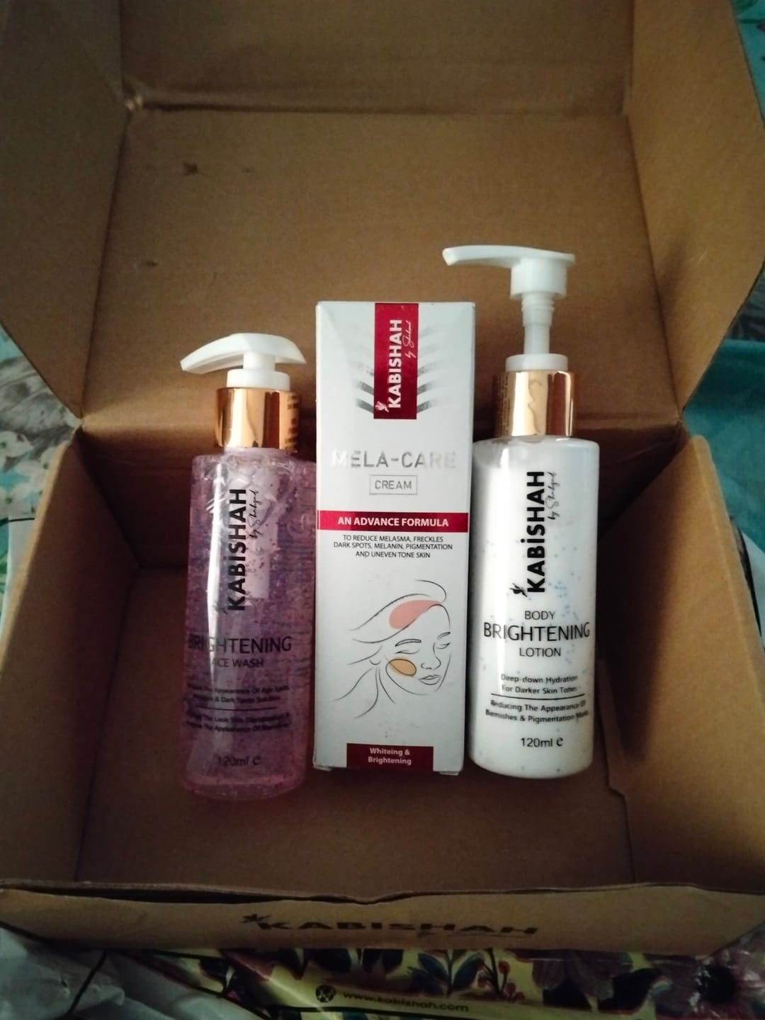 Customer photo review of Complete Fairness Radiance Bundle: Whitening Trio