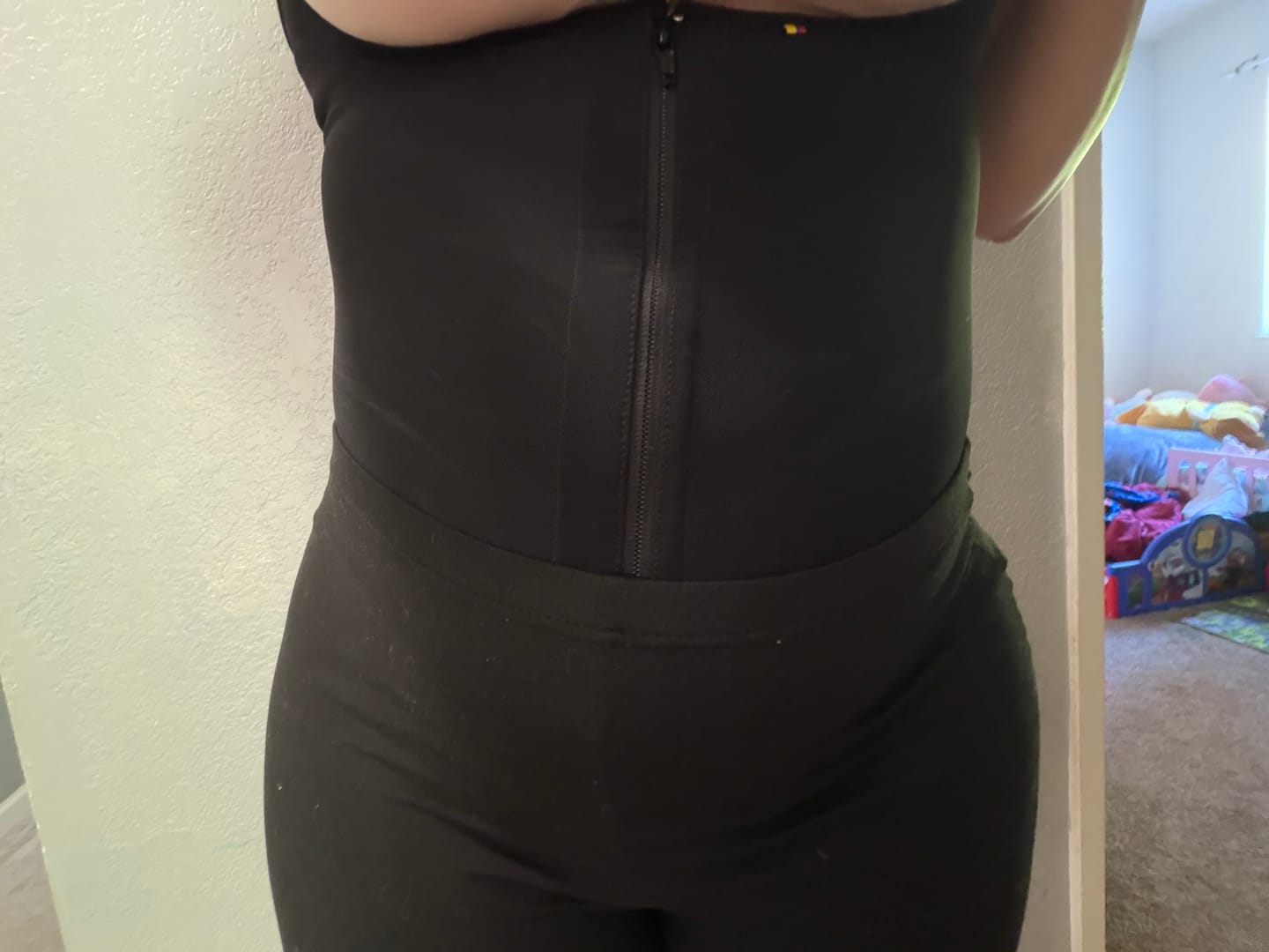 Customer photo review of Sculpting Bodysuit with Thong NS018
