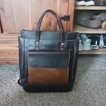 Customer photo review of The Ember | Vintage Leather Backpack