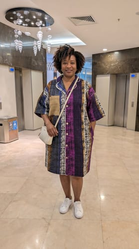 Customer photo review of Asabi Shirt Dress