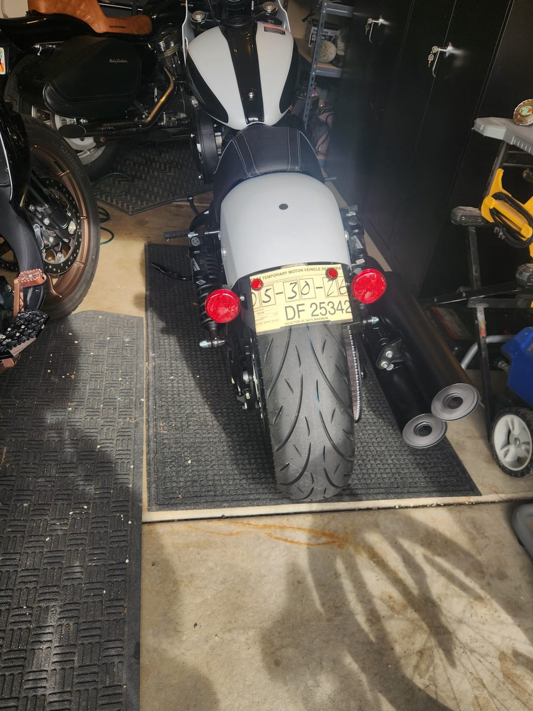 Customer photo review of Viking Turn Signal & License Plate Relocation/ Extension Kit For Indian Chief Bobber