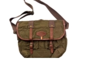 Customer photo review of Superdry Brown Canvas Messenger Bag