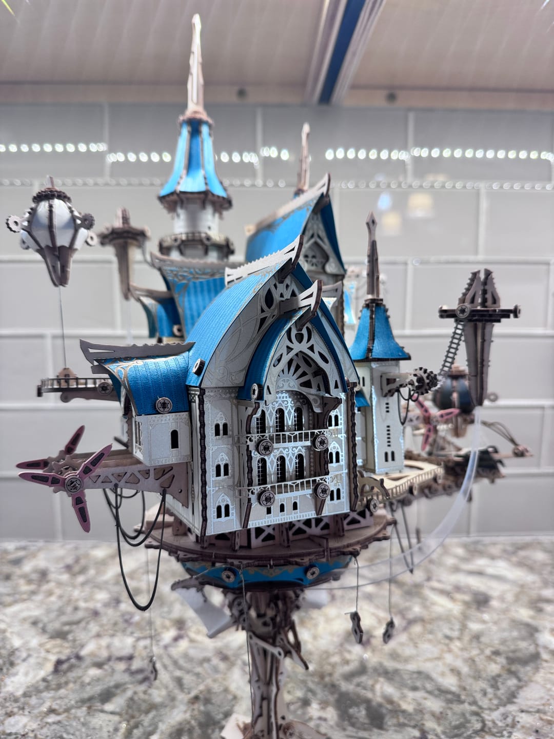 Customer photo review of Rokrgeek Fantasy Steam Castle 3D Wooden Puzzle