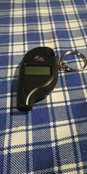 Customer photo review of Digital Tyre Pressure Gauge (Compact Keyring Tool)