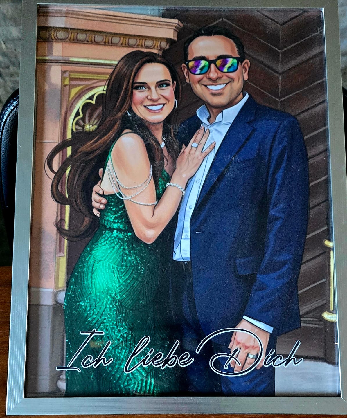 Customer photo review of ColorSketch Poster Dein Foto als handgezeichnete Karikatur