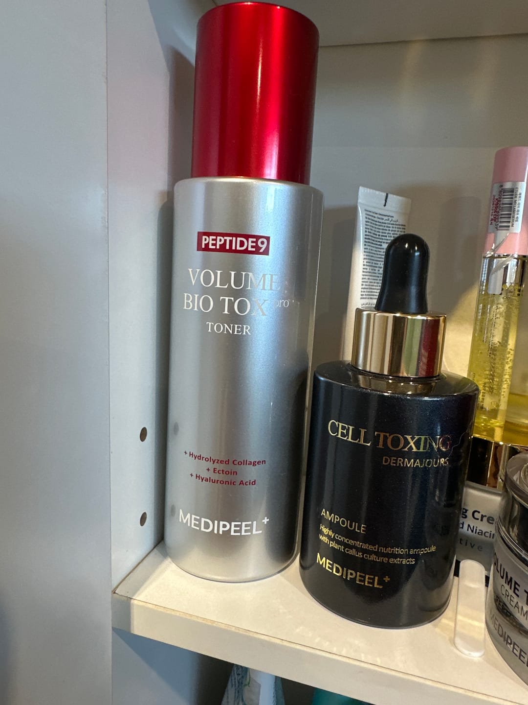 Customer photo review of Peptīdu toniks-būsteris ar matriksilu Medi-Peel Peptide 9 Volume Bio Tox Toner Pro