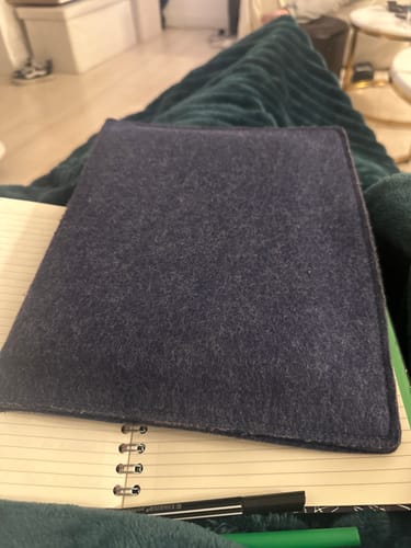 Customer photo review of indigo magic sleeve