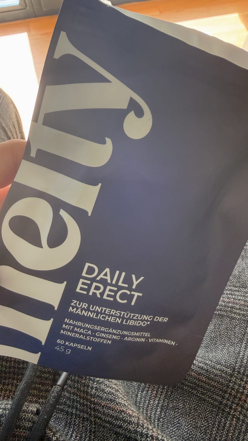 Customer photo review of Daily Erect - zur Unterstützung der Männlichen Libido