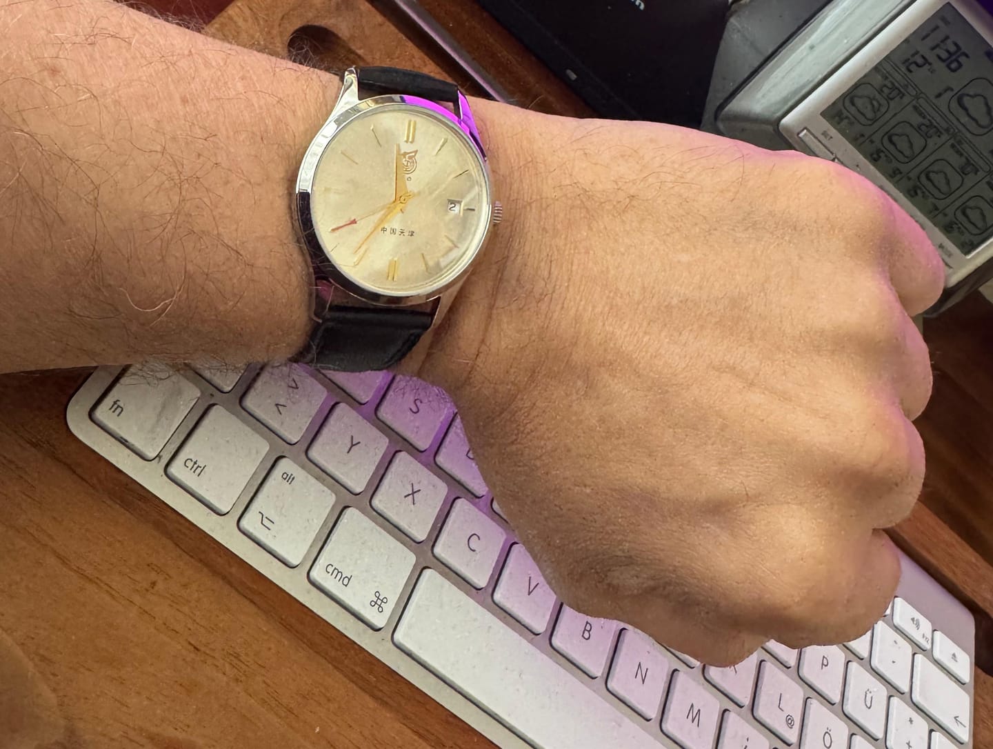 Customer photo review of Reissue Series FKWY WUYI "May 1st" Dress Watch 38mm
