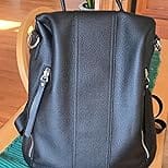 Customer photo review of The Nova | Women Leather Backpack