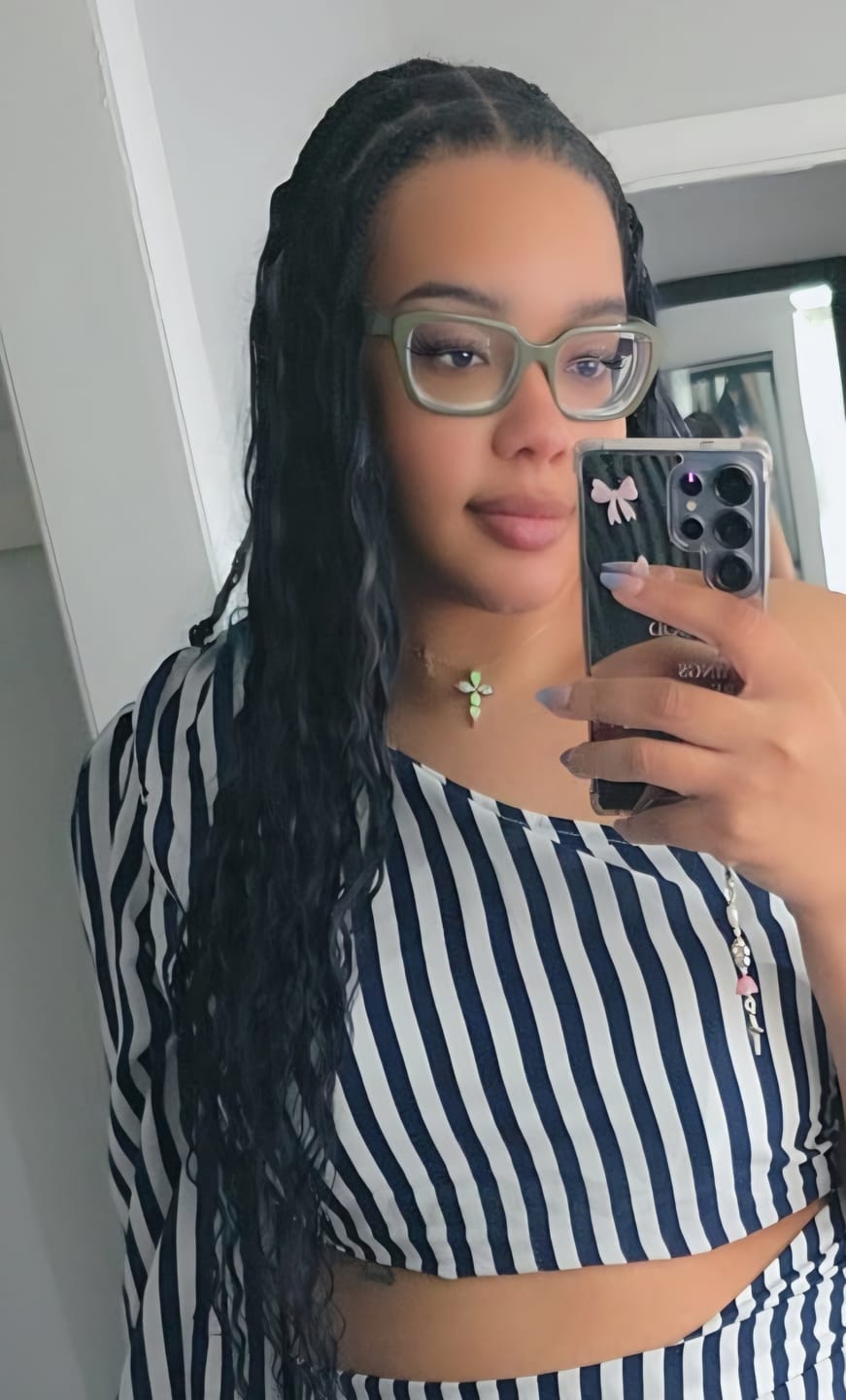 Customer photo review of #27 Honey Blonde Spanish Curl Human Crochet Hair