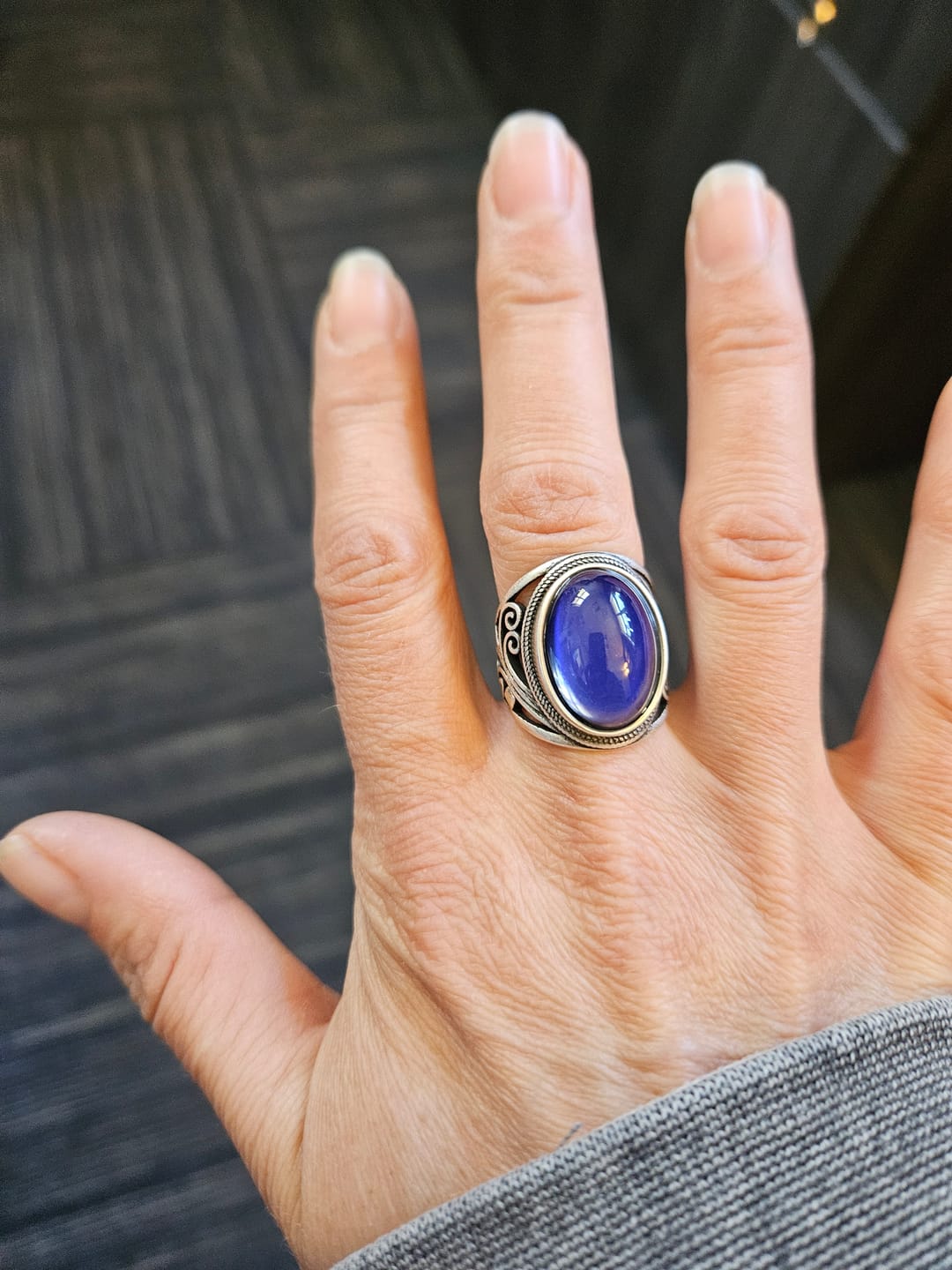 Customer photo review of New-Age Mood Ring