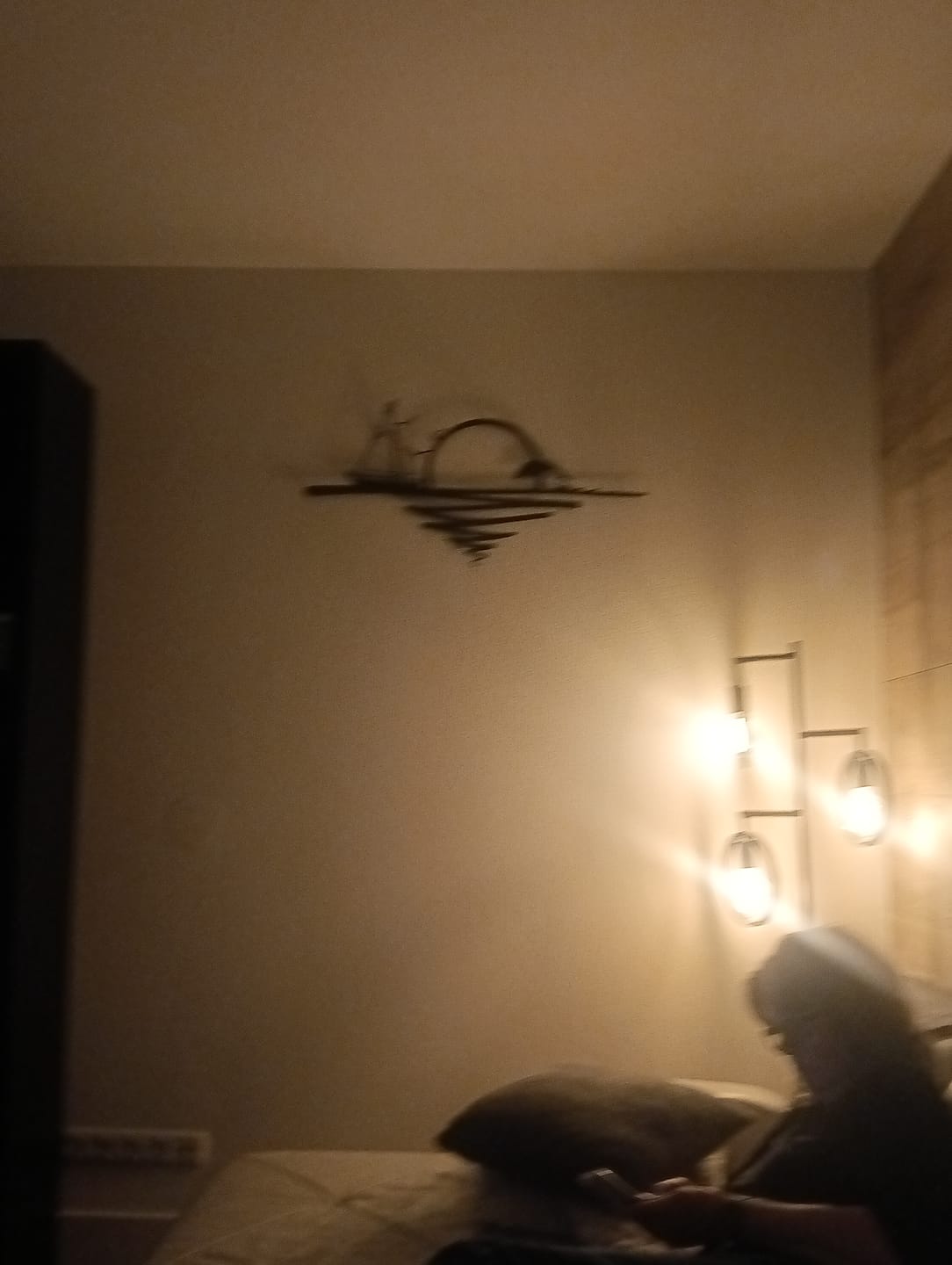 Customer photo review of Décoration murale en métal - Lever du soleil (SUN.02)
