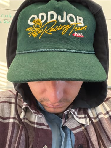 Customer photo review of Big Racing Hat