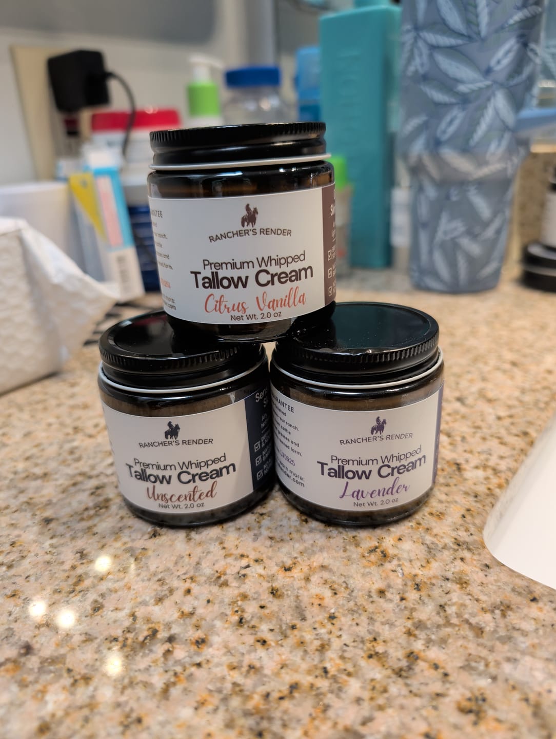 Customer photo review of Lavender Whipped Tallow Cream