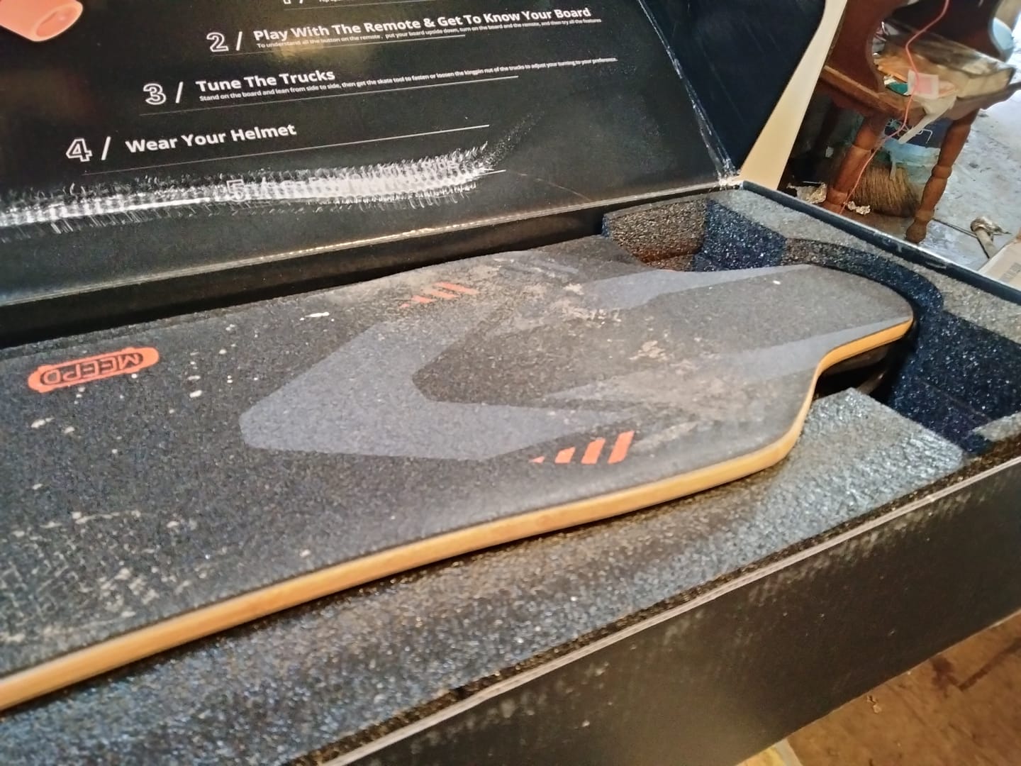 Customer photo review of Refurbished Skateboard(the US only)