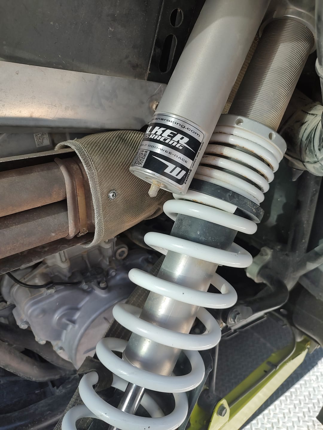Customer photo review of RPM Universal Clamp On Heat Shield Blanket / Exhaust Shield