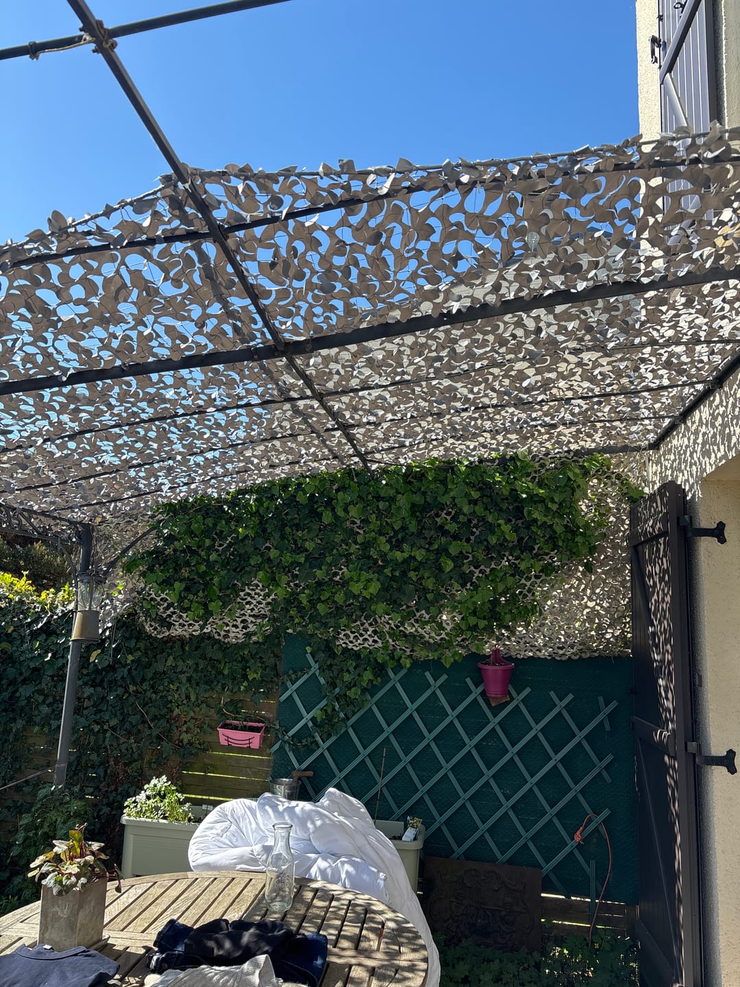 Customer photo review of Filet de camouflage renforcé gris