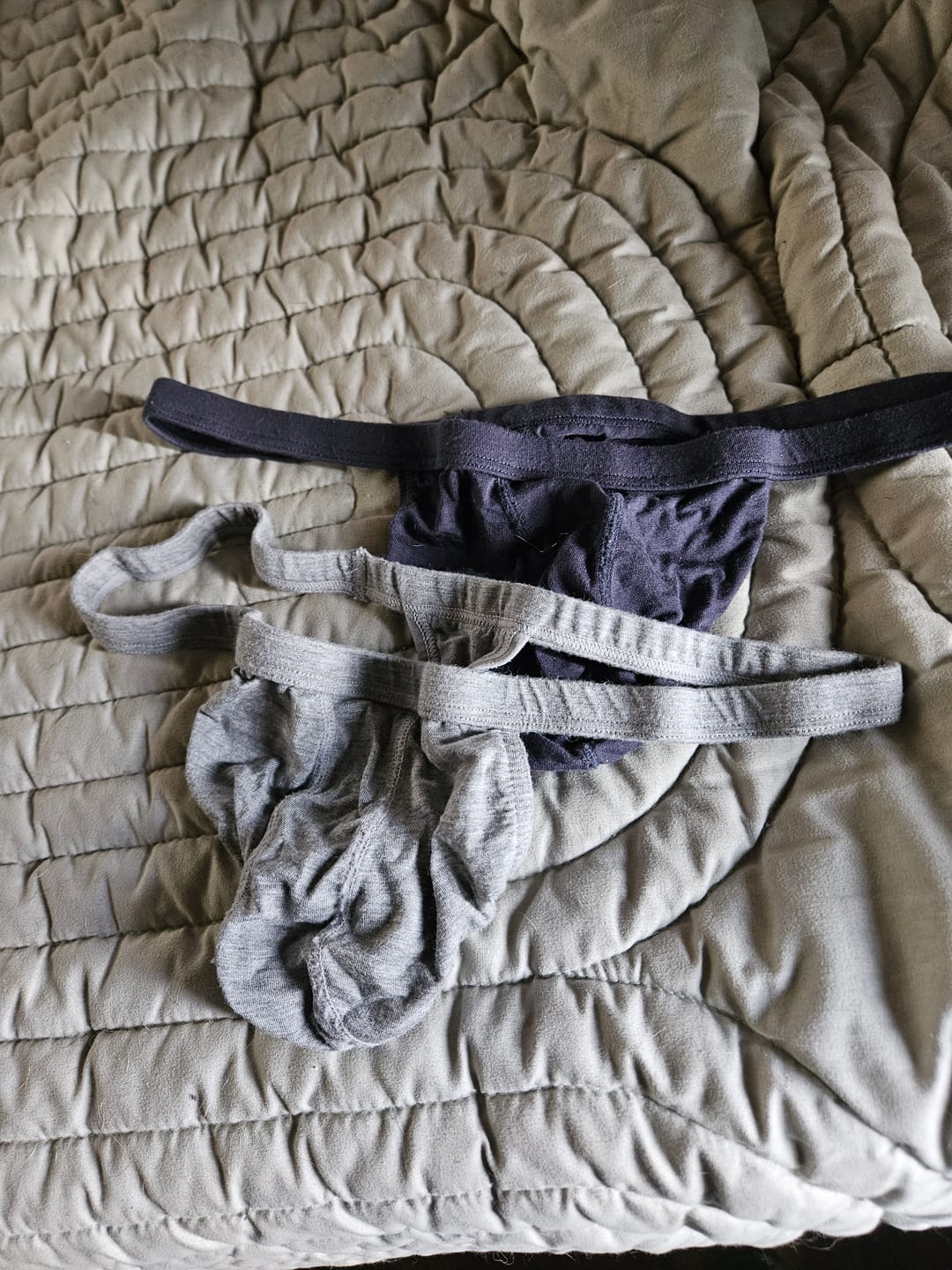 Customer photo review of Modal 0in Thong No Fly 3pk Blue/Heather Gray/Slate