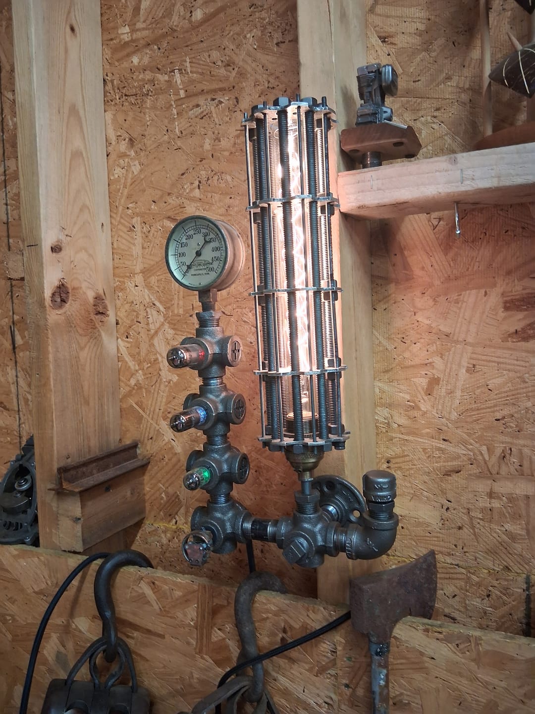 Customer photo review of Beacon Tube Vintage Bulb - 40 Watt - 11.75 in. Length - Clear