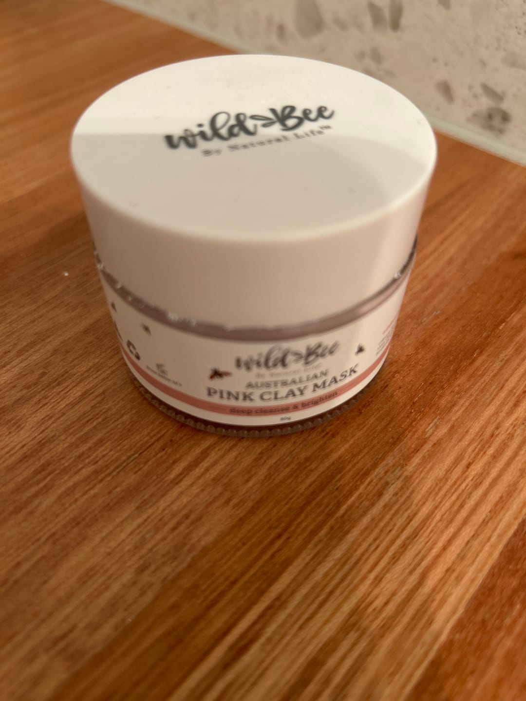 Customer photo review of Australian Pink Clay Mask