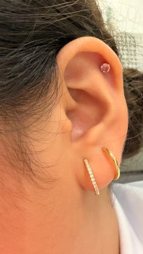 Customer photo review of Arracada Curveada 13 mm