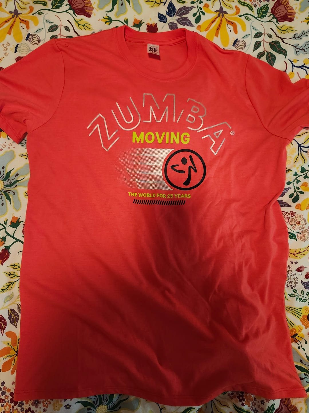 Customer photo review of Zumba 25 Unisex Crew Neck Tee