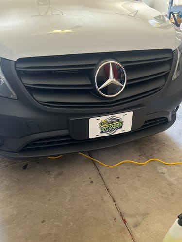Customer photo review of Create Your Own Custom Magnetic License Plate Cover