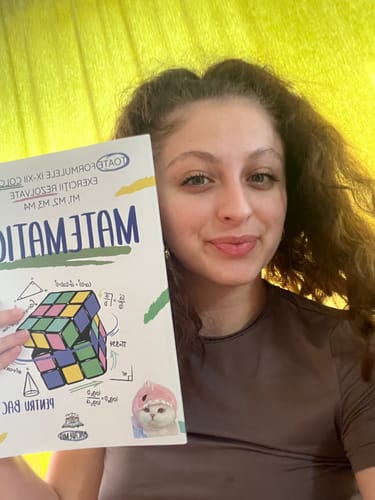 Recenzie cu fotografie de la un client despre Carte Matematică Bacalaureat (M1, M2, M3, M4) Bacademia