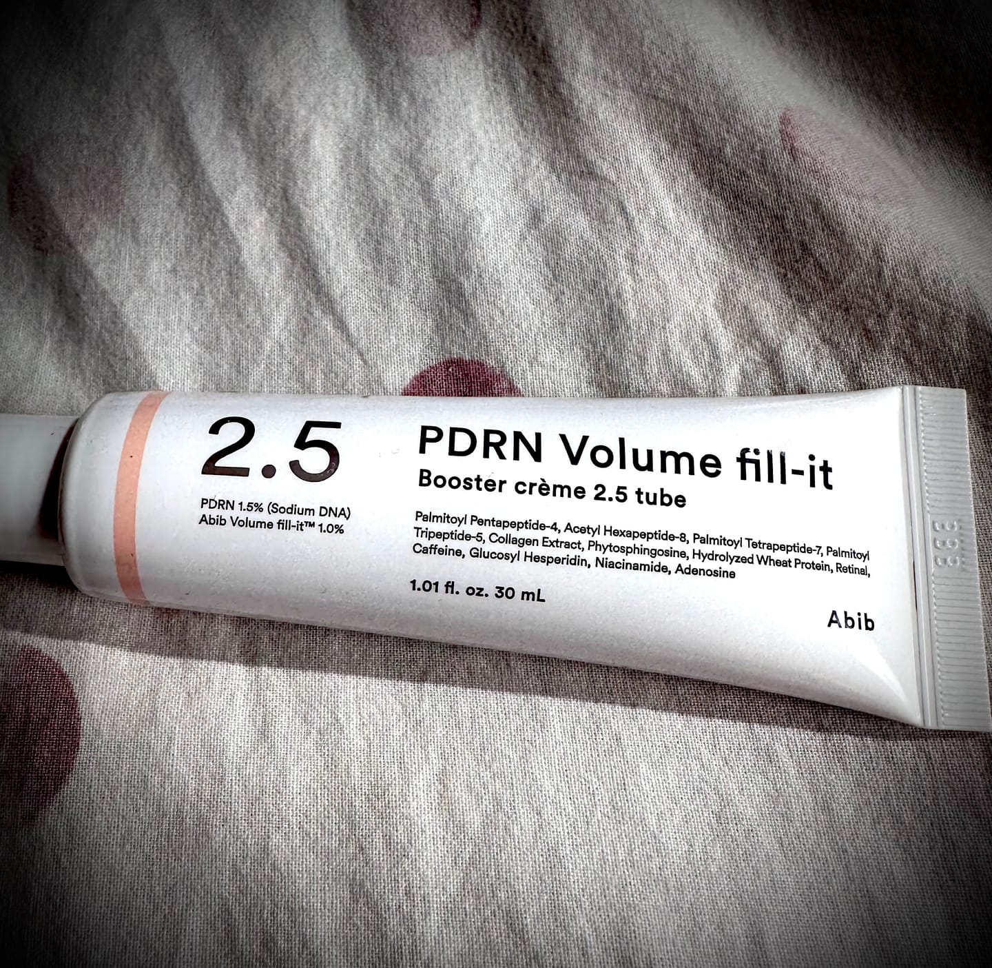Customer photo review of PDRN Volume fill-it Booster crème 2.5 tube