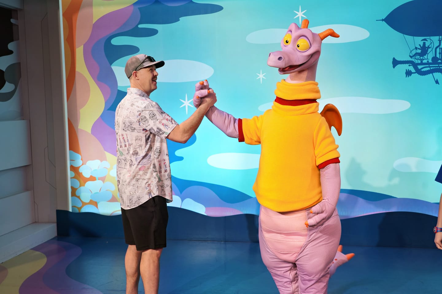 Customer photo review of Disney’s Donald Duck "Designing Donald" – Performance Hoodie