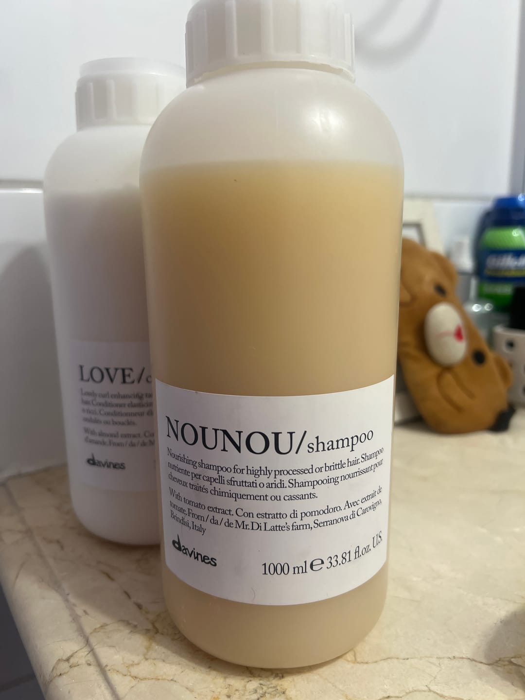 Customer photo review of Shampoo Nutritivo Reparador Essential Nounou Davines